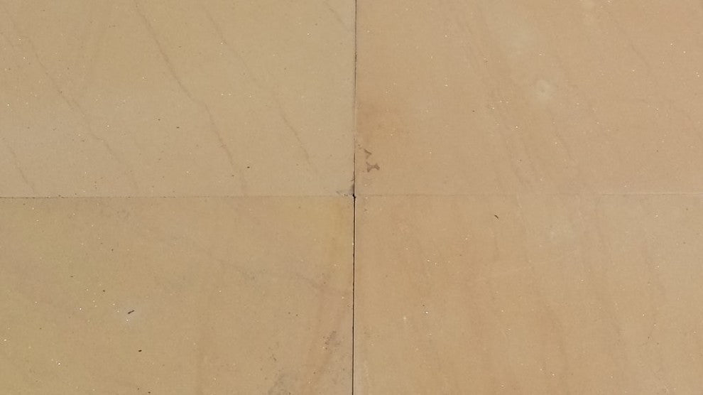 Kokomo Gold Sandstone Tiles, Honed Finish, 18"x24", Set of 96