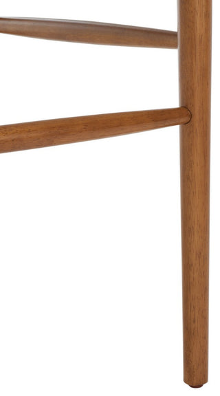 Safavieh Lionel Retro Barstool, Walnut/Dark Grey