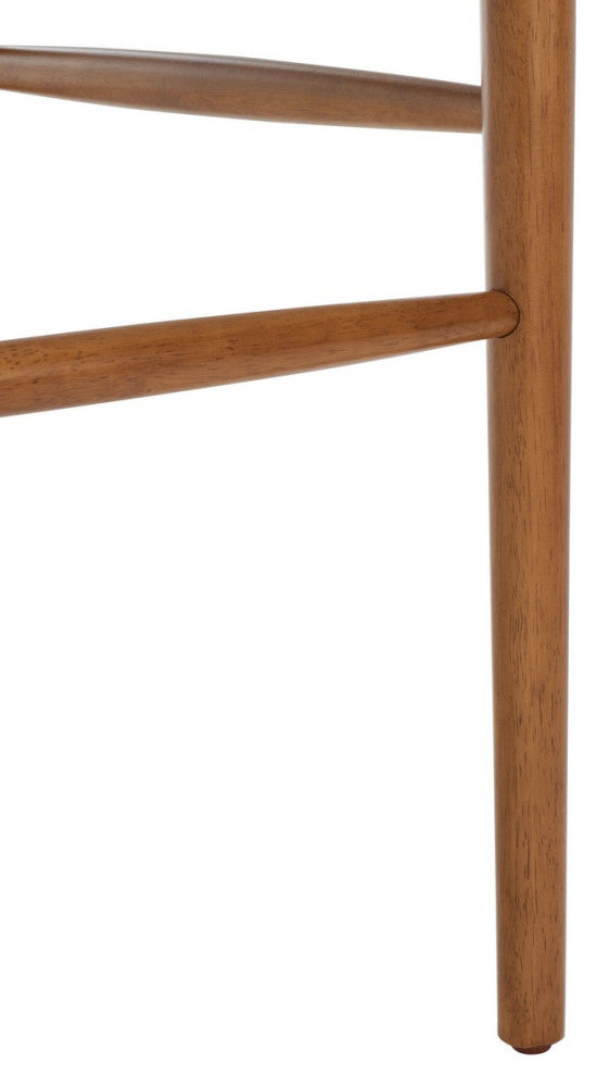 Safavieh Lionel Retro Barstool, Walnut/Dark Grey
