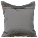 Gray Decorative Pillow Covers 18"x18" Silk, Between Spaces