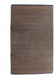 9" x 12" Tan and Blue Detailed Lattice Area Rug