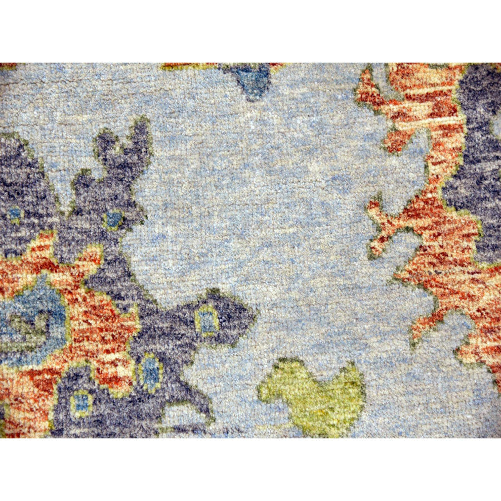 Oushak Soft Oversize Wool Hand Knotted Natural DyesOriental Rug 12'x15'3"
