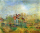 Alfred Sisley Springtime Scene, Morning, Gallery Wrapped Canvas, 20"x25"