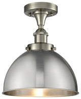 Ballston Urban Semi-Flush Mount, Brushed Satin Nickel, LED