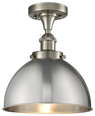 Ballston Urban Semi-Flush Mount, Brushed Satin Nickel, LED