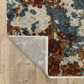 Harlan Modern Cosmic Splash Polyester Area Rug Runner 2'3" x 7'6"