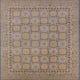 Ahgly Company Indoor Square Mid-Century Modern Area Rugs, 5' Square