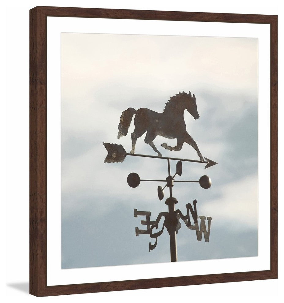 "The Weathervane" Framed Painting Print, 32"x32"