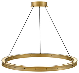 Fredrick Ramond Althea Large Chandelier, Lacquered Brass