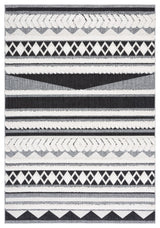 Safavieh Cottage Collection COT204A Rug, Ivory/Black, 8' X 10'