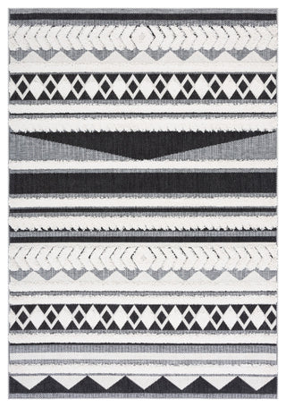 Safavieh Cottage Collection COT204A Rug, Ivory/Black, 8' X 10'