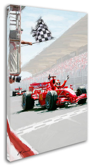 The Macneil Studio 'Finish Line' Canvas Art, 19"x12"