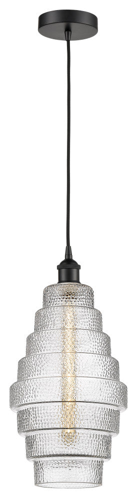 Innovations 616-1P-BK-G672-8-LED 1-Light Mini Pendant, Matte Black