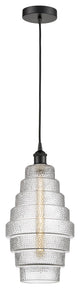 Innovations 616-1P-BK-G672-8-LED 1-Light Mini Pendant, Matte Black