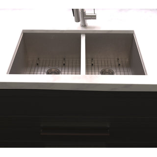 36" Chamonix Undermount Fingerprint Resistant Stainless Steel Kitchen Sink