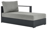 Tahoe Outdoor Patio Powder-Coated Aluminum Modular Right-Facing Chaise Lounge