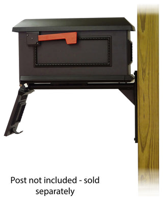 Traditional Curbside Mailbox With Ashley Front Single Mailbox Mounting Bracket
