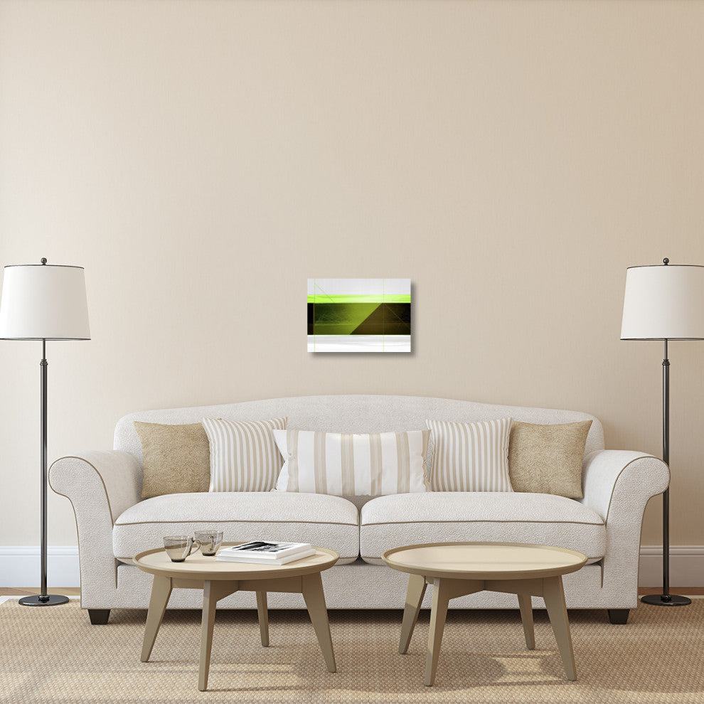 "Abstract Brown And Green" Fine Art Print