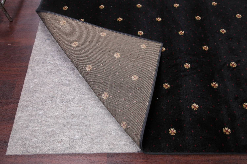 Modern Circles & Dots Area Rug Traditional Turkish Carpet , Black, 6x9