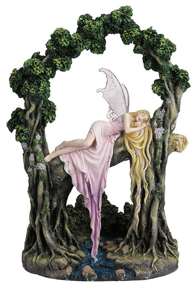 Rockabye Sleeping Fairy Art Statue by Selina Fenech