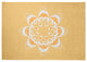 Ikat Mandala Chenille Rug, Sunshine Yellow, 5'x7'