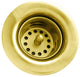 Hammered Brass Bar Sink 14" Matte Brass with 2" drain