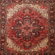 Ahgly Company Indoor Square Traditional Area Rugs, 3' Square