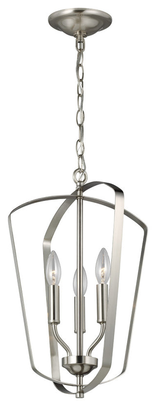 Romee Small 3-Light Hall/Foyer, Brushed Nickel