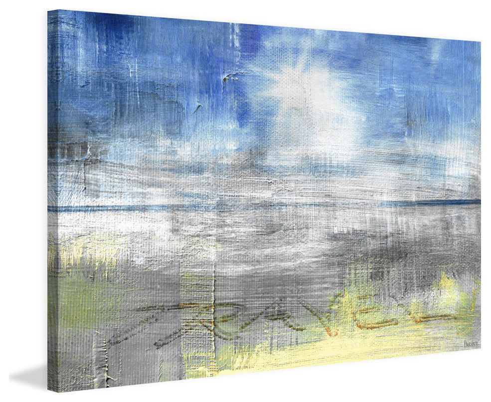 "Travel In The Sand" Painting Print on Wrapped Canvas, 24"x16"