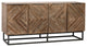 Salvaged Wood Herringbone Sideboard