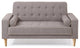 Andrews Love Seat Bed, Gray
