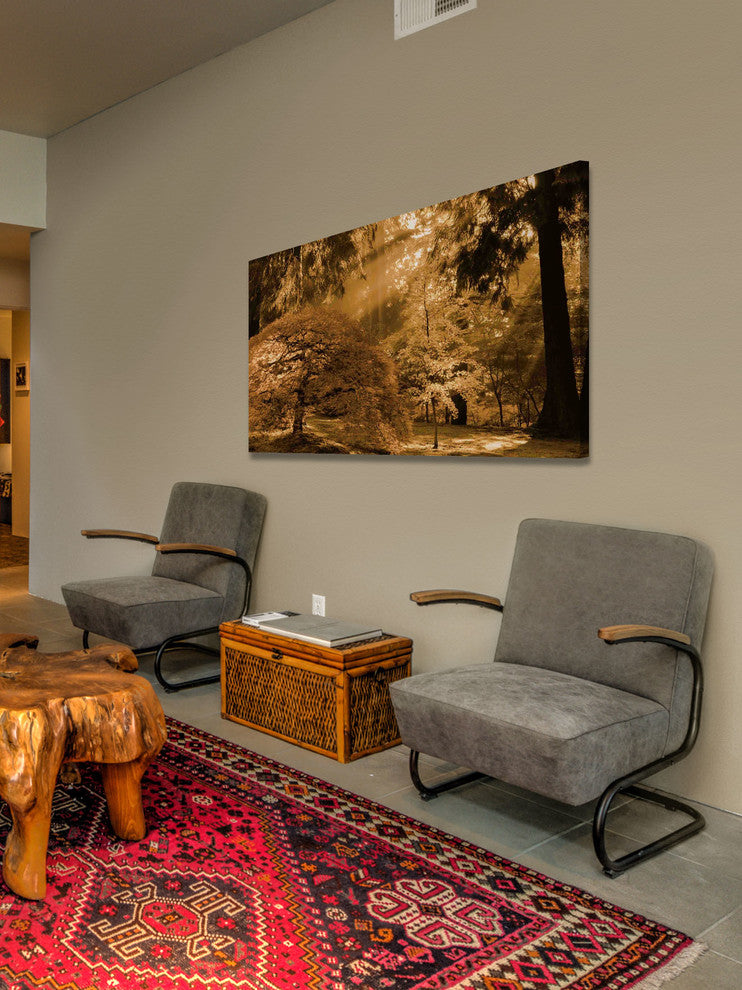 "Bathed in Morning Light" Painting Print on Canvas