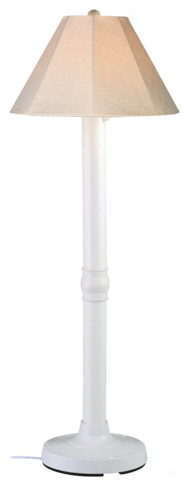 20-621 Seaside Floor Lamp With 3" White Body