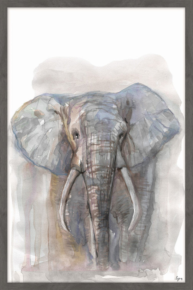 "Stoic" Framed Painting Print, 12"x18"