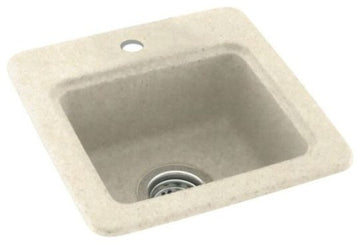 Swan, Bar Sink, 15"x15"x6", Pebble