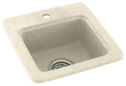 Swan, Bar Sink, 15"x15"x6", Pebble