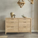 Laguna 6-Drawer Mango Wood Dresser
