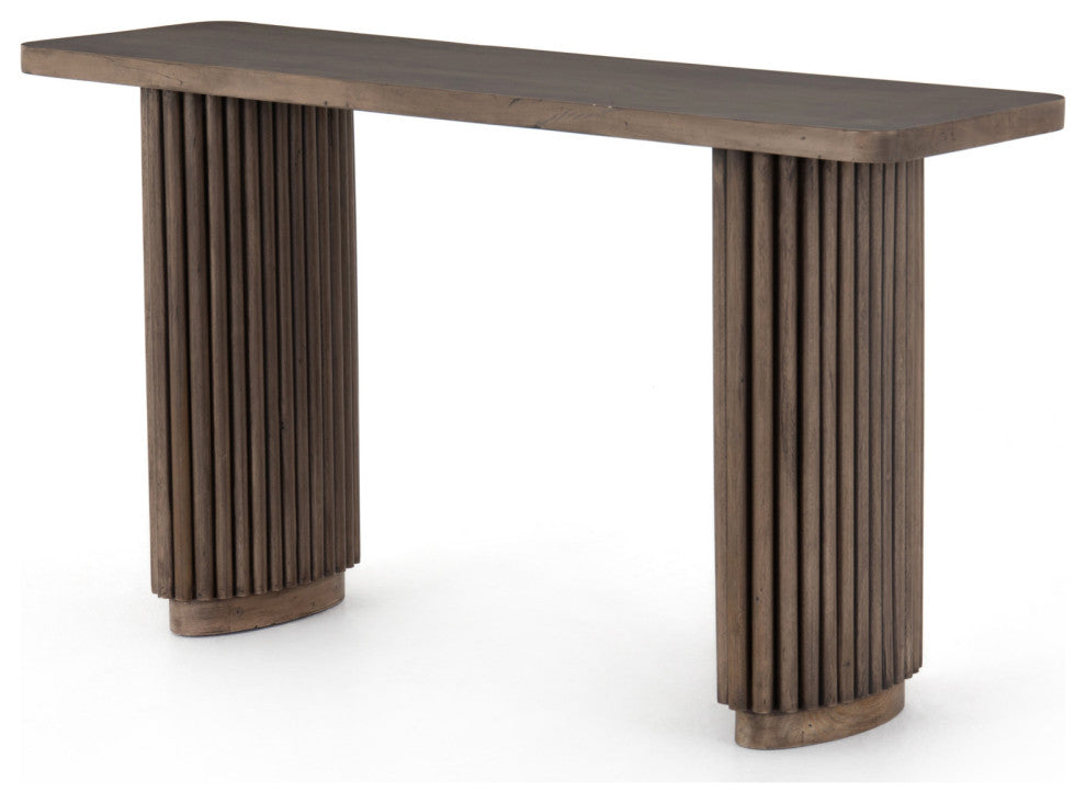 Rutherford Console Table, Ashen Brown