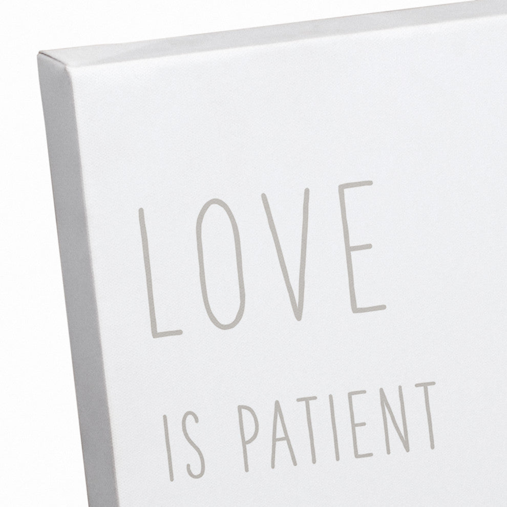 Love Never Fails 12x36 Canvas Wall Art