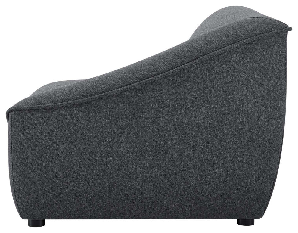 Sectional Sofa Set, Fabric, Dark Gray, Modern, Living Lounge Hospitality