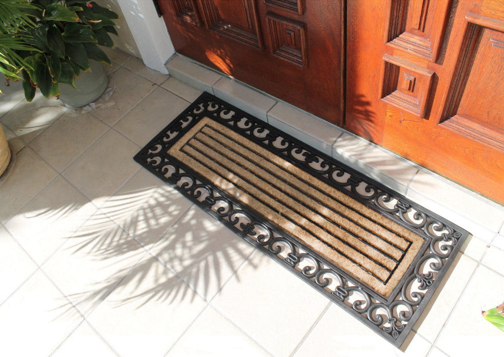 A1HC First Impression Clarence 18"x48" Coir Doormat