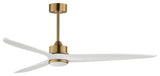 Maxim 88834 Woodwind 80" 3 Blade Indoor LED Ceiling Fan - Natural Aged Brass