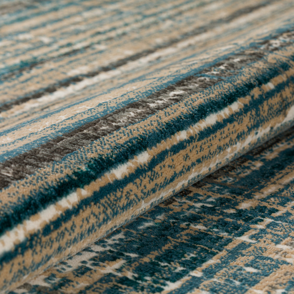 Dalyn Karma KM8 Blue 3'3" x 5'1" Rug