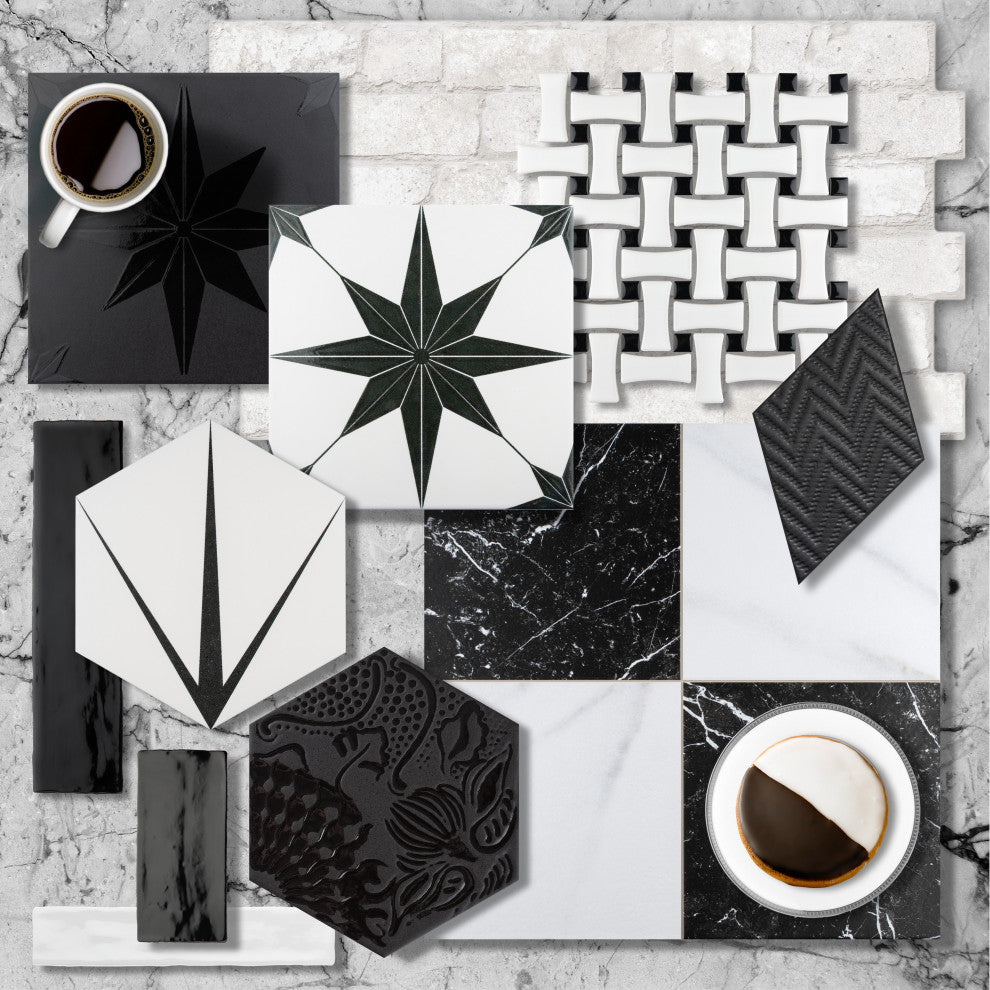 Stella Luxe Nero Porcelain Floor and Wall Tile