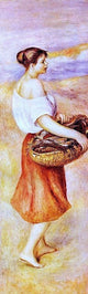 Pierre Auguste Renoir The Fish Monger, Gallery Wrapped Canvas Print, 15"x30"