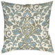 Laural Home Antique Damask 18" X 18" Indoor Decorative Pillow