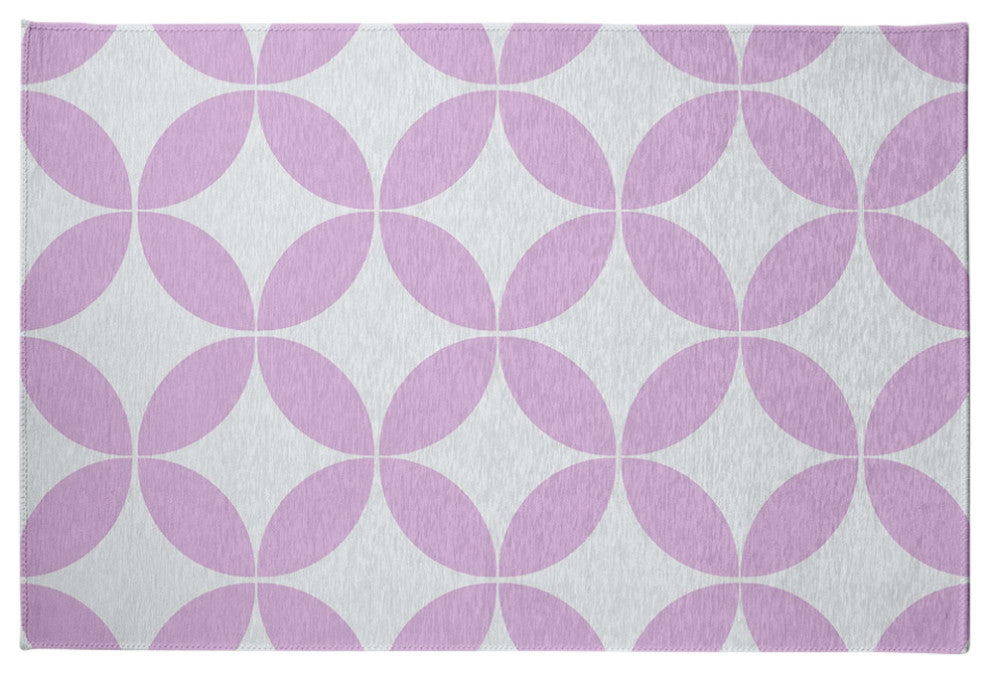 Eye Opener Spring Chenille Rug, Lilac, 4'x6'