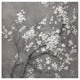 "White Cherry Blossoms I on Grey Crop" Paper Print by Danhui Nai, 20"x20"