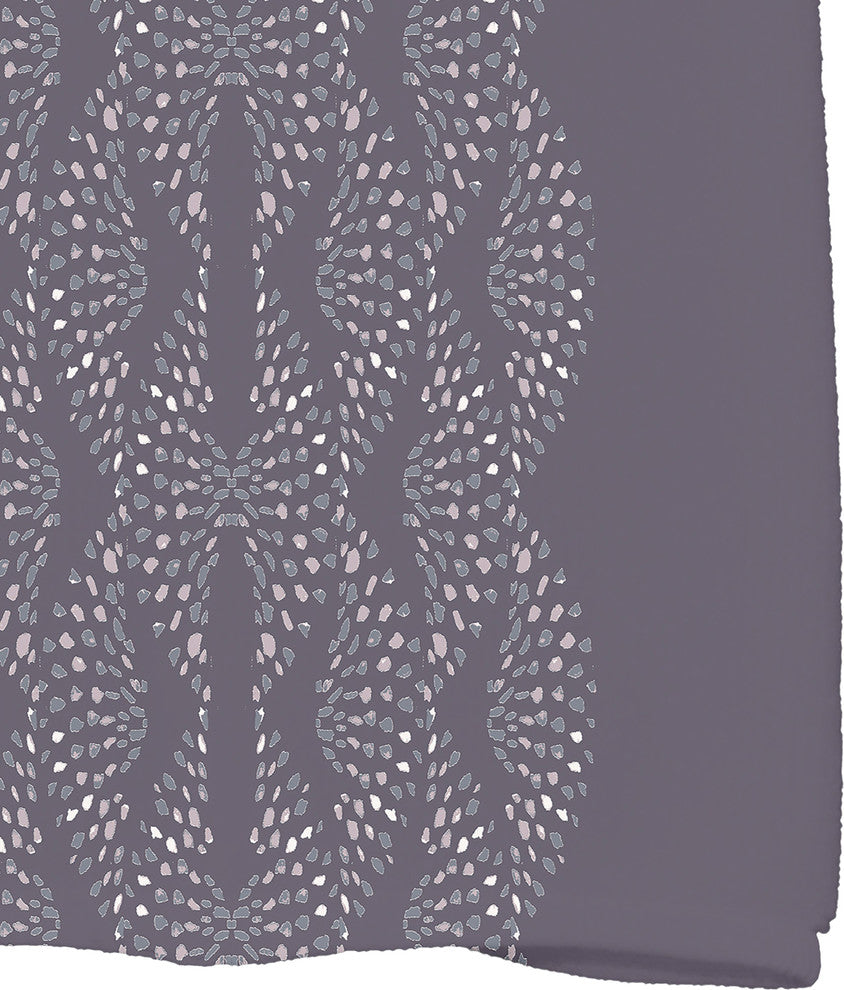 Dotted Focus 18"x30" Purple Geometric Print Kitchen Towel