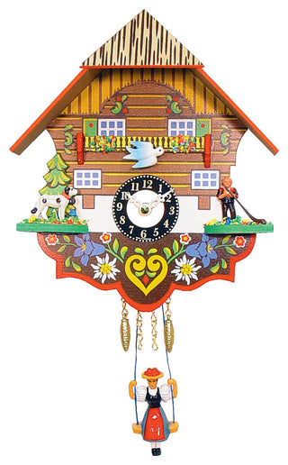 Engstler Battery-Operated Clock- Mini Size With Music/Chimes